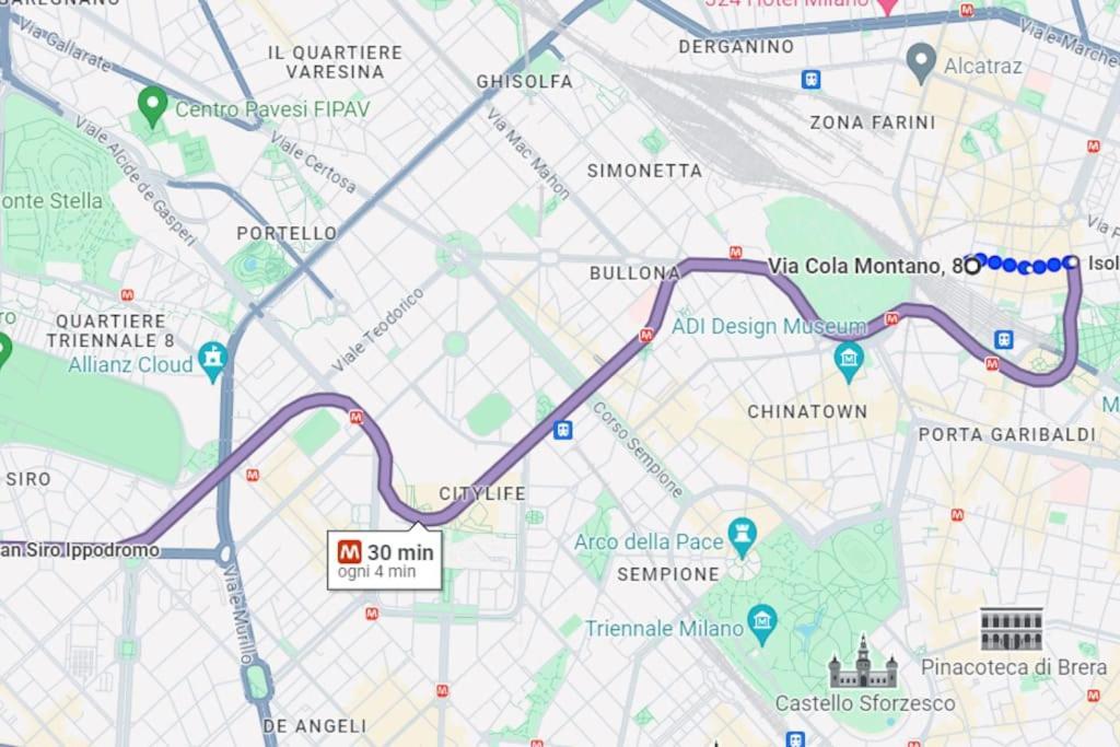 Apartament Wi-Fi - Garibaldi - Isola Mediolan Zewnętrze zdjęcie